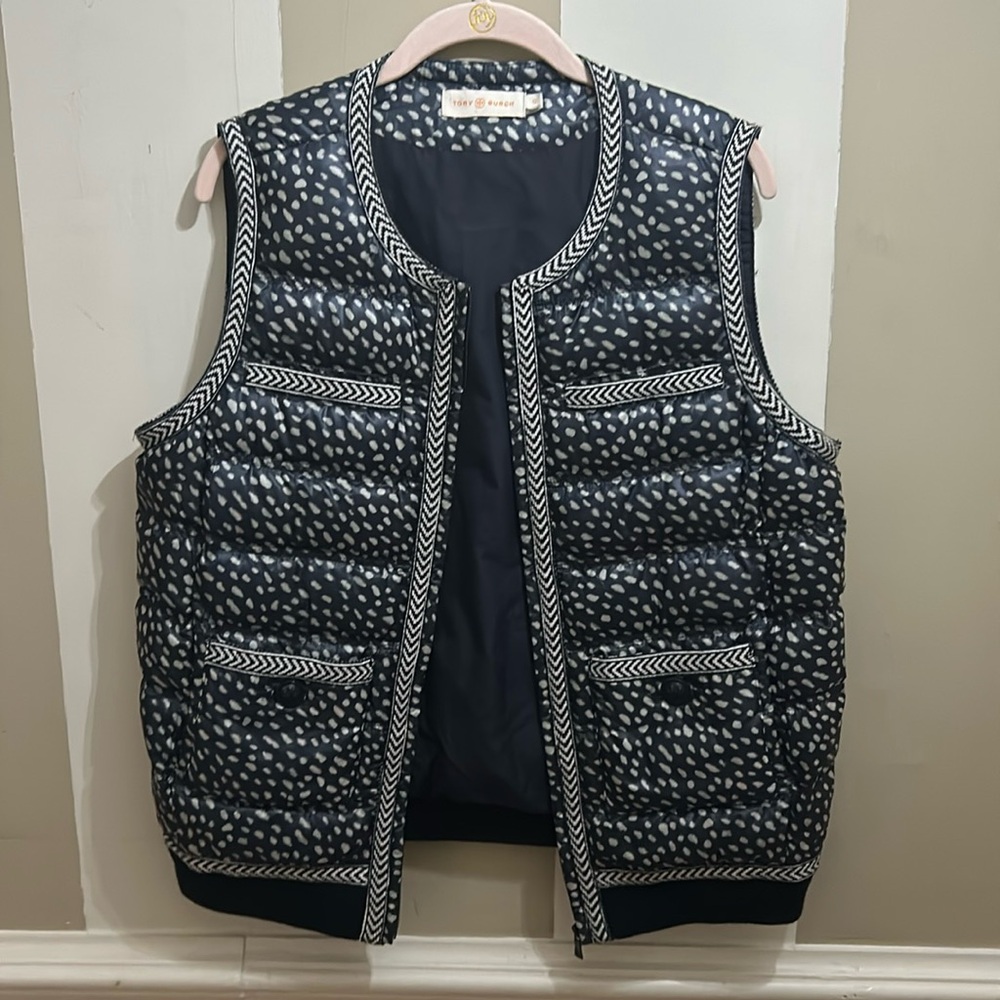 Stunning puffer vest, Torrey Burch. Never worn!
